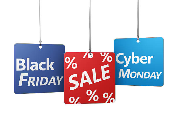 Hanging signs displaying 