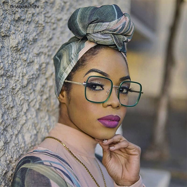 Jace Square Green Eyeglasses from Vooglam
