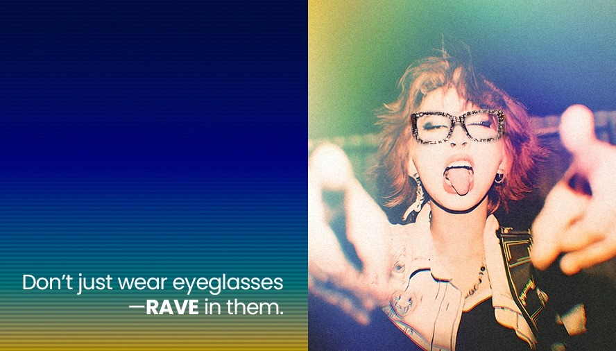 Rave style poster