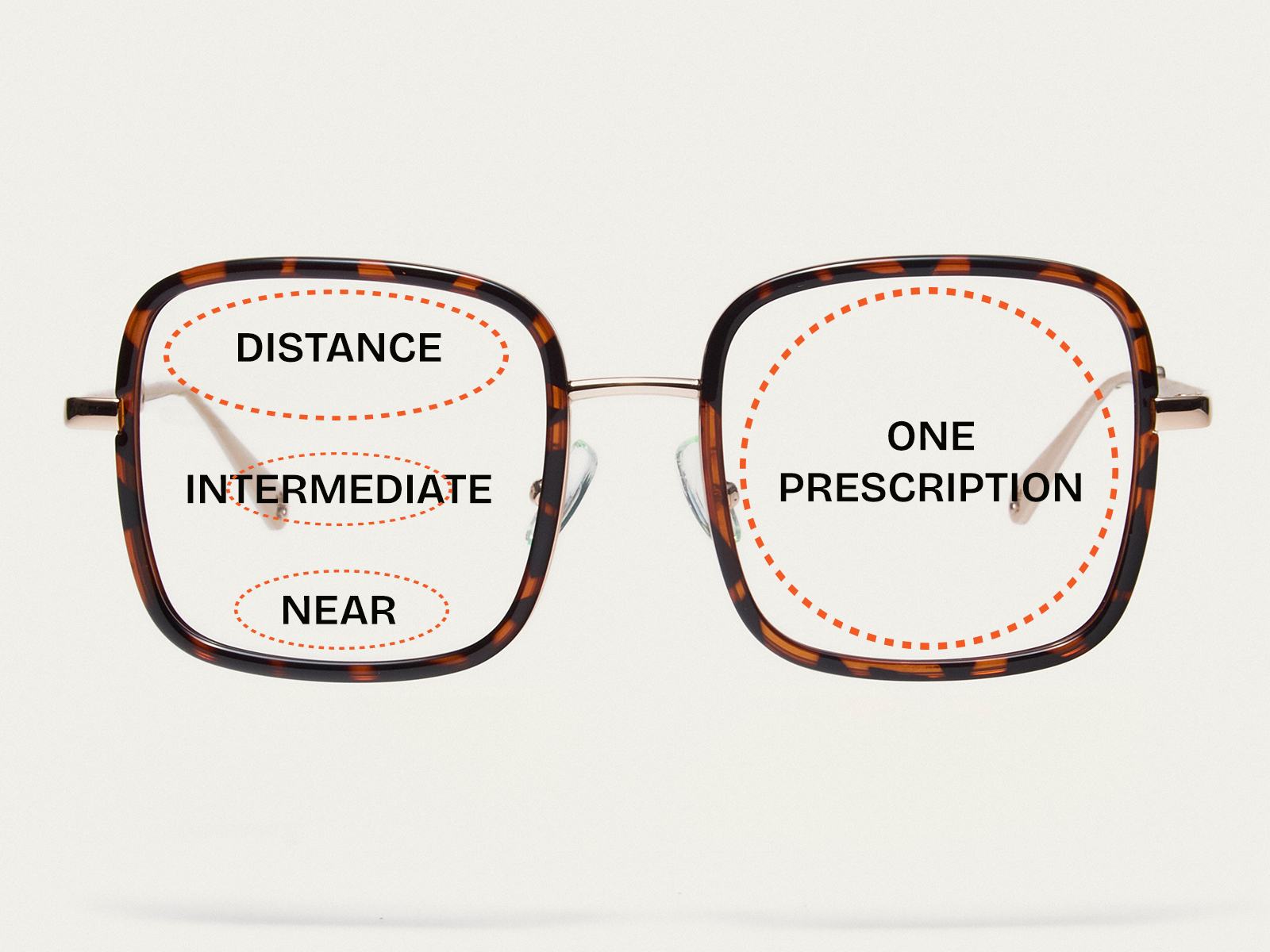 single vision lenses vs progressive lenses