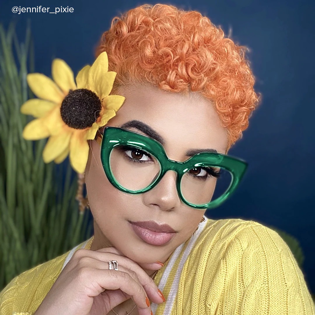 green rimmed glasses frames jennifer recommend
